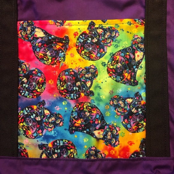 New One of a Kind Hand-made Tote Bag - Picture 2 of 5